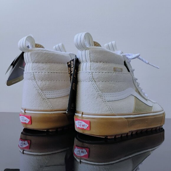 Vans Women Sk8-Hi MTE-2 Waterproof Suede in Warmth & Cheer Cornstalk/Marshmallow - Picture 9 of 15